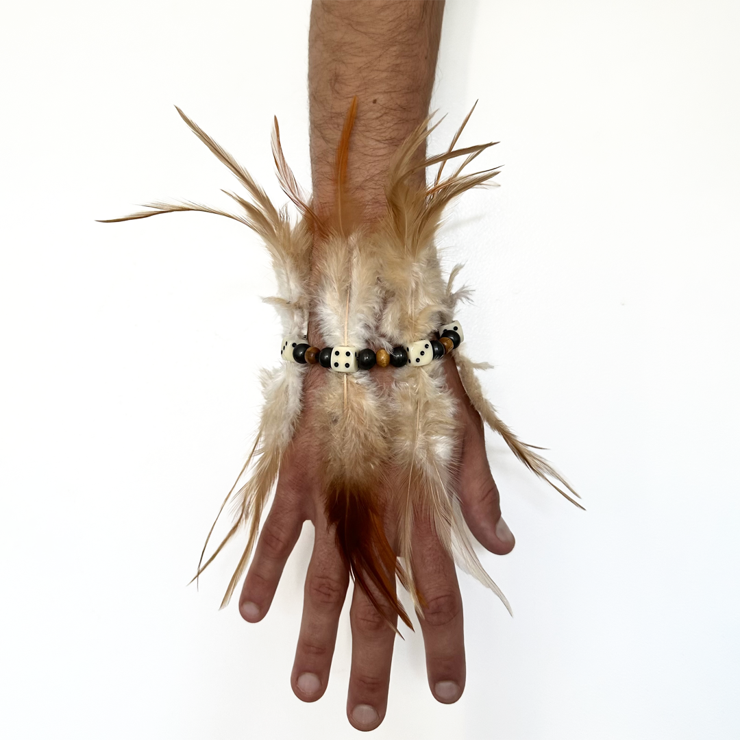Double-Feathered Gambler Cuff